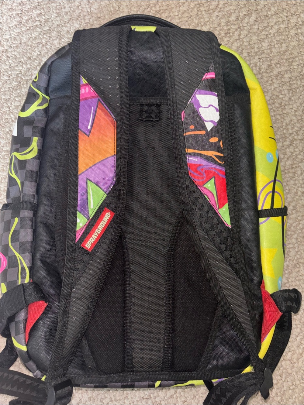 SOLD OUT FOREVER Sprayground Slime Dime Shark Backpack School Travel Bag - Picture 3 of 14